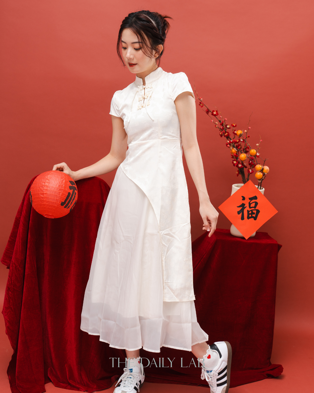 Modern Layering Cheongsam Dress