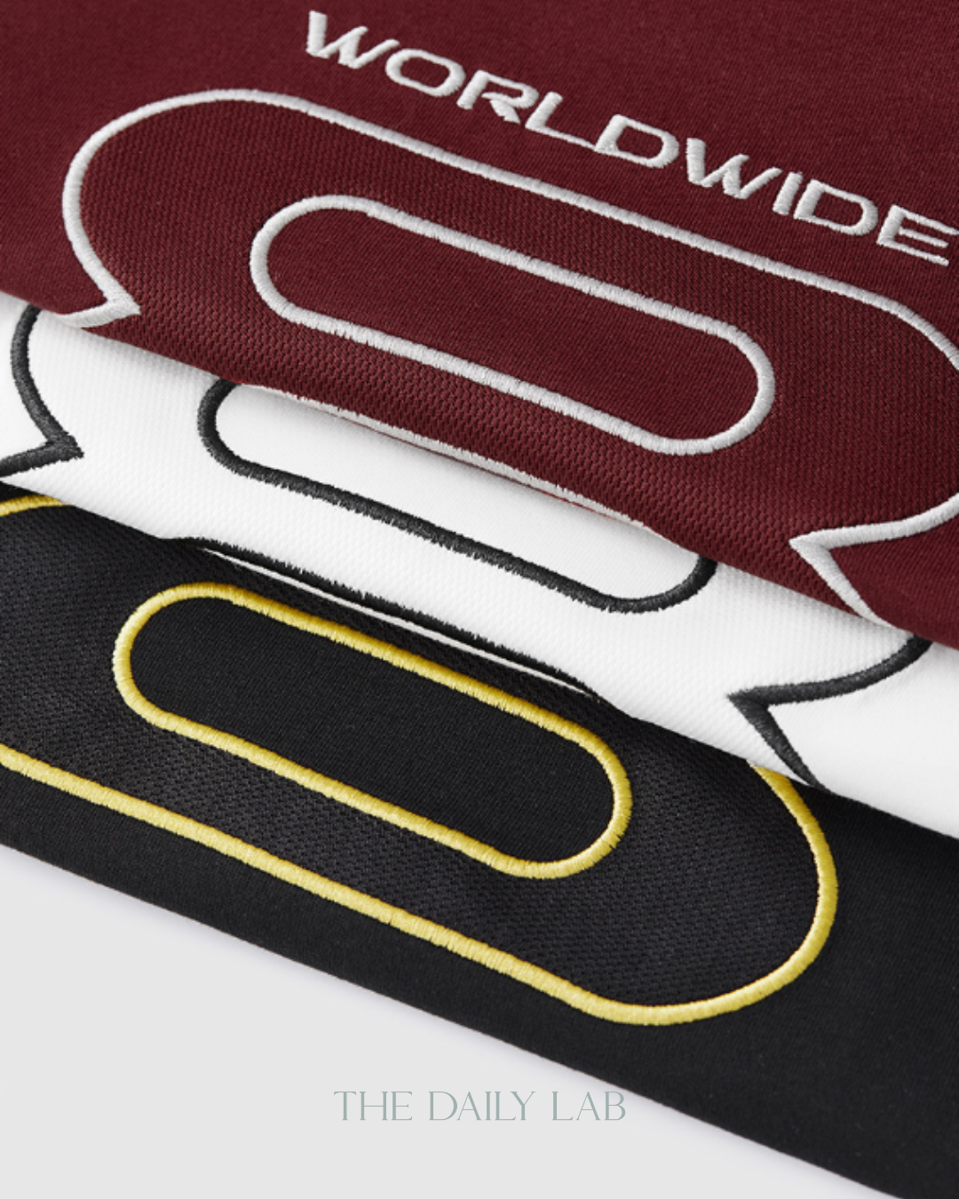 Worldwide Stripe Graphic Tee in White