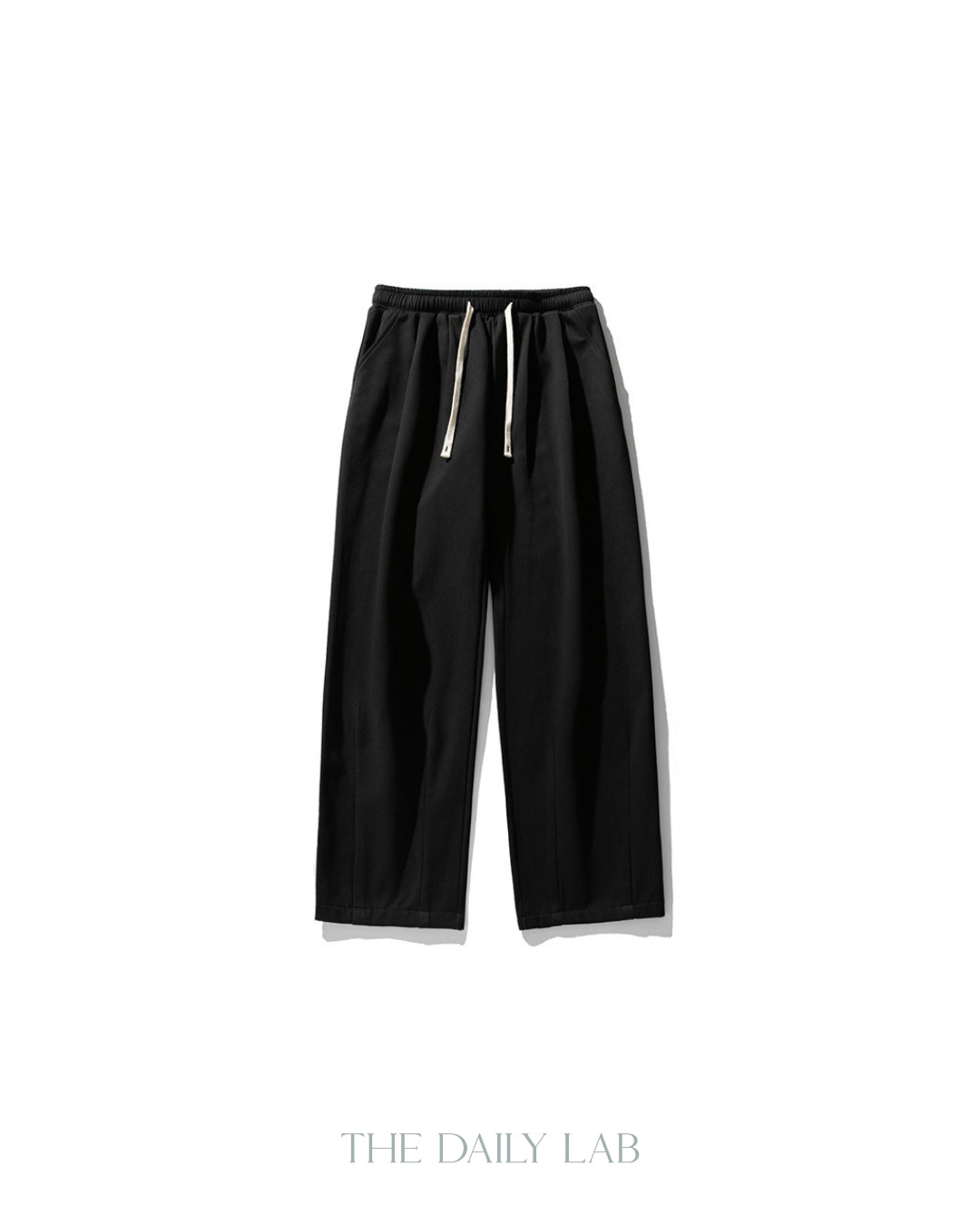 Cotton Relaxed Jogger in Black