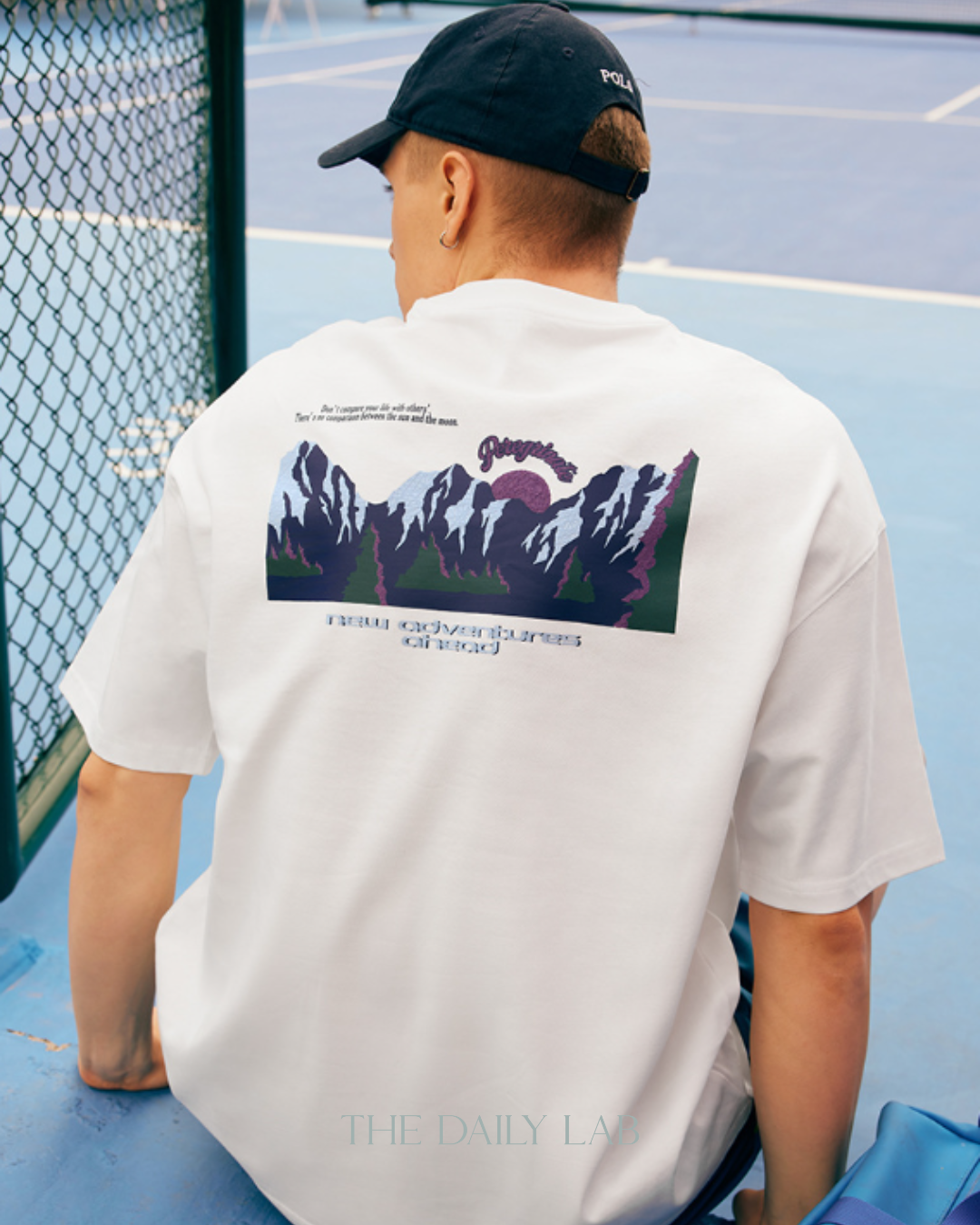 New Adventures Graphic Tee in White