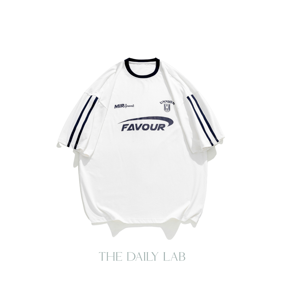 Favour striped Oversized Tee