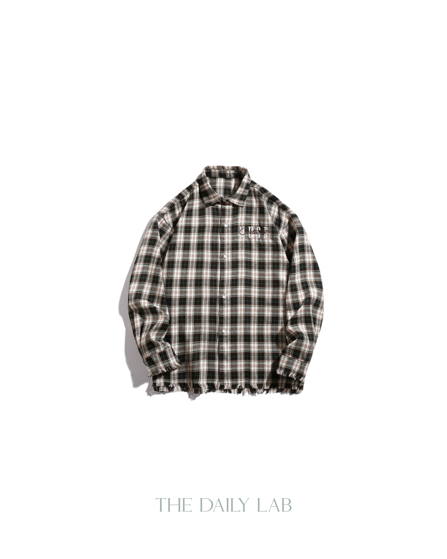 Vintage Checkered Shirt in Black