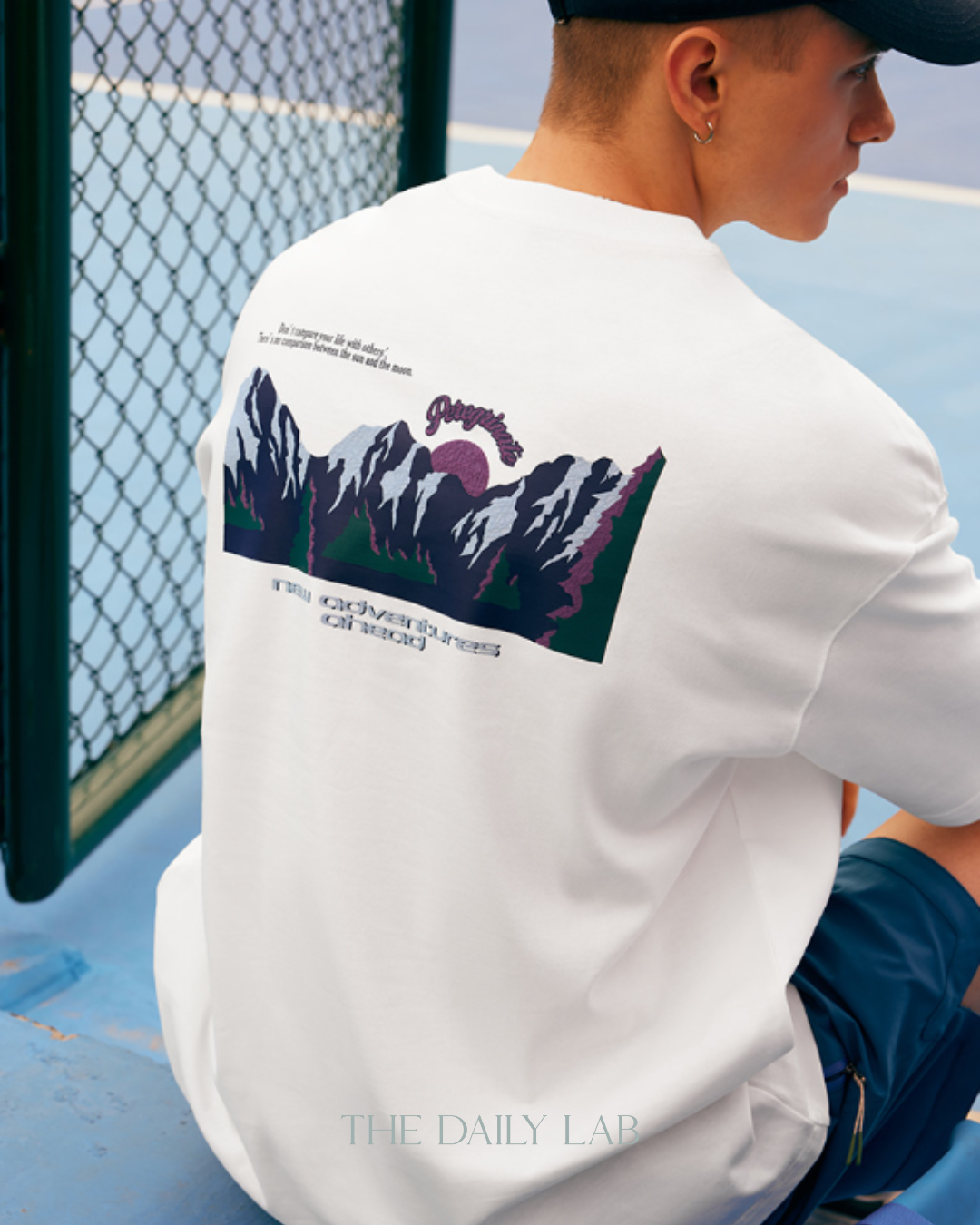 New Adventures Graphic Tee in White