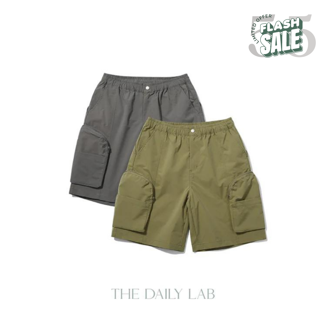 Zipper Cargo Shorts (In-Stock)