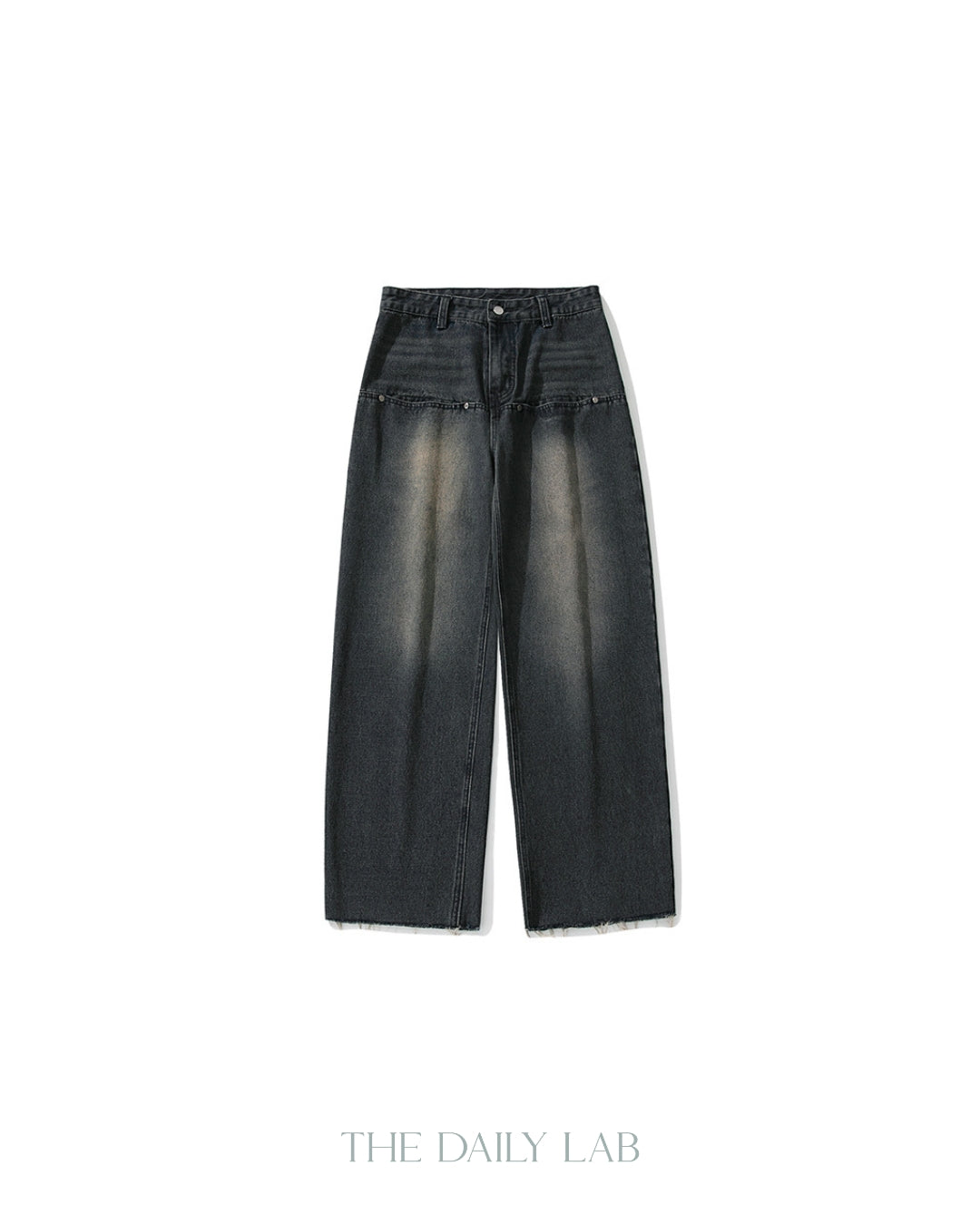 Vintage Washed Jeans in Black