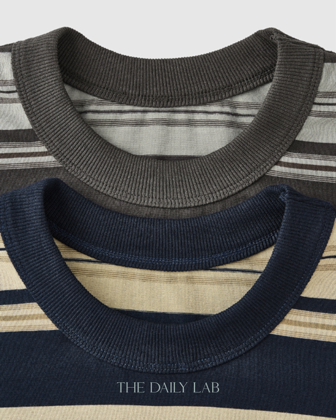 Vintage Stripe Tee in Dark Blue