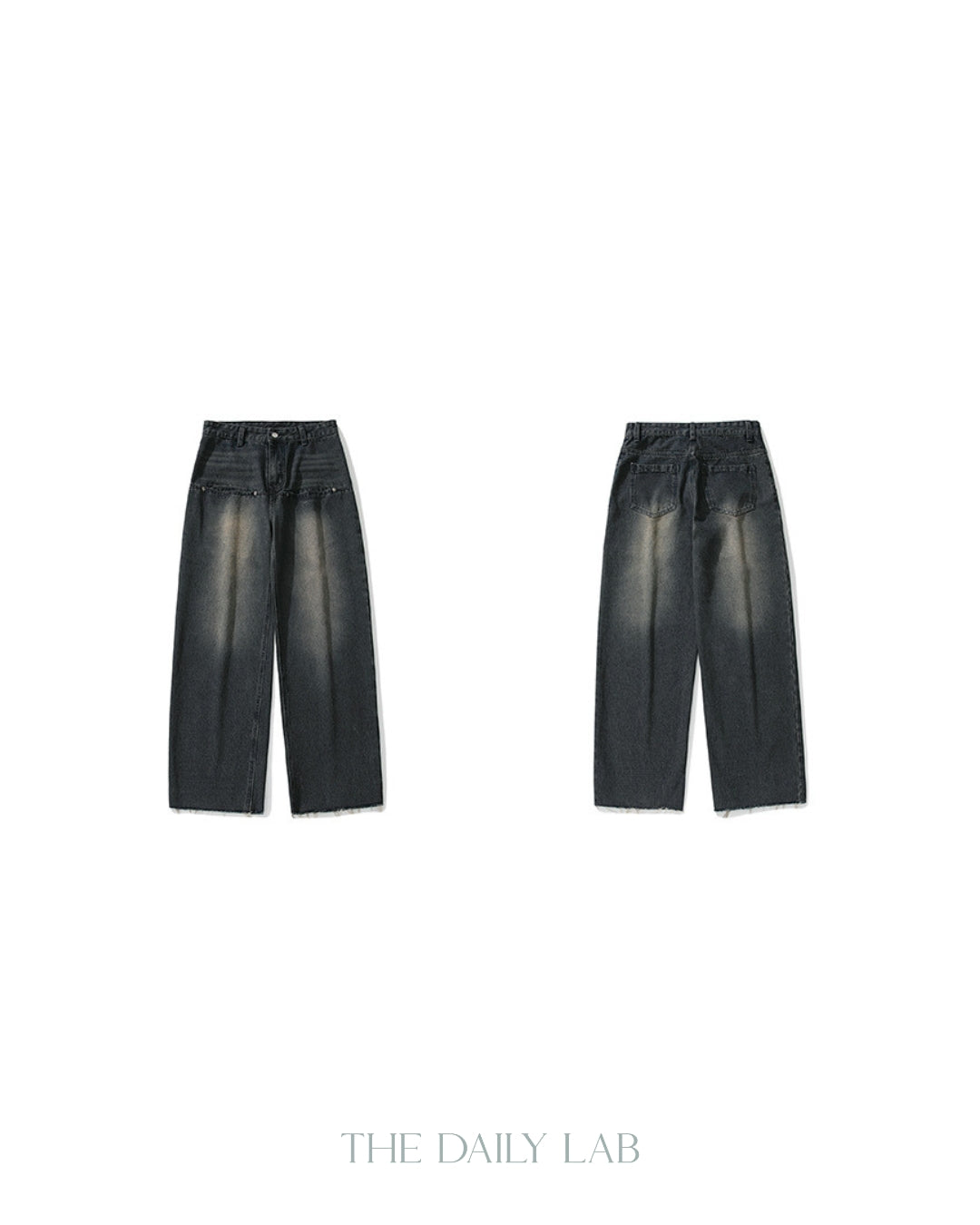 Vintage Washed Jeans in Black