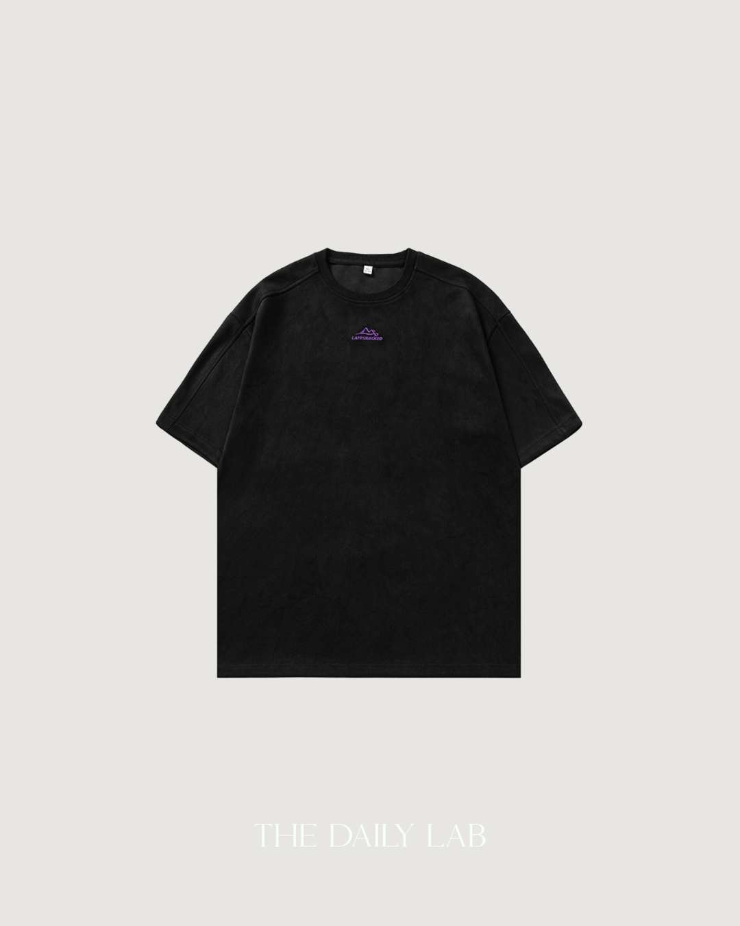 200G Latesnacked Oversized Tee in Black (Size L)