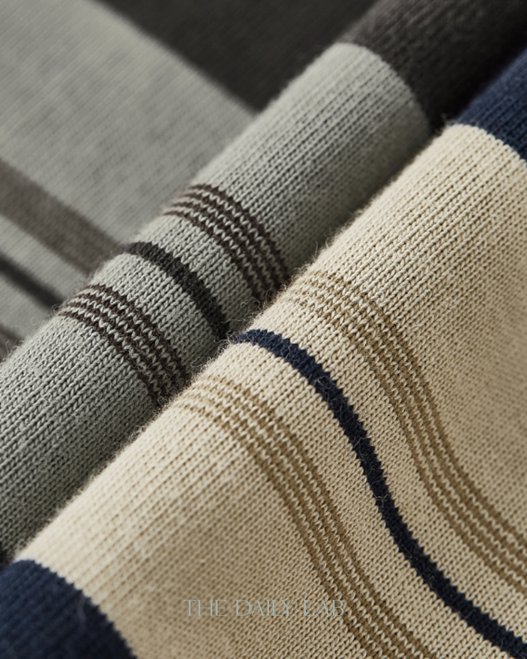 Vintage Stripe Tee in Dark Blue