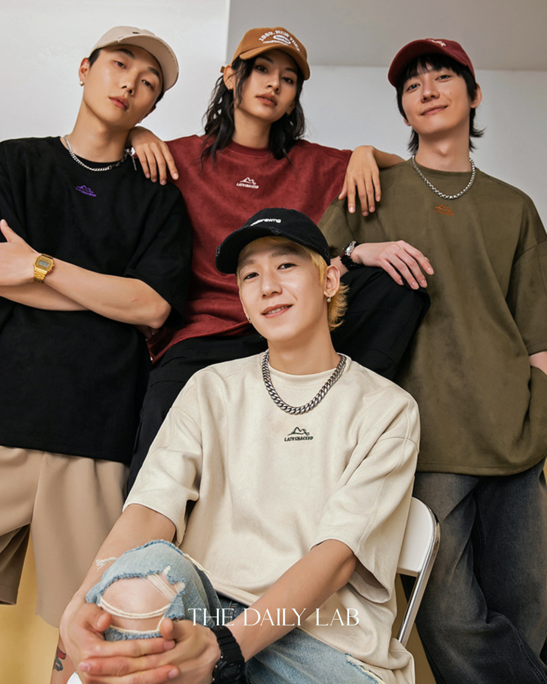 200G Latesnacked Oversized Tee in Black (Size L)