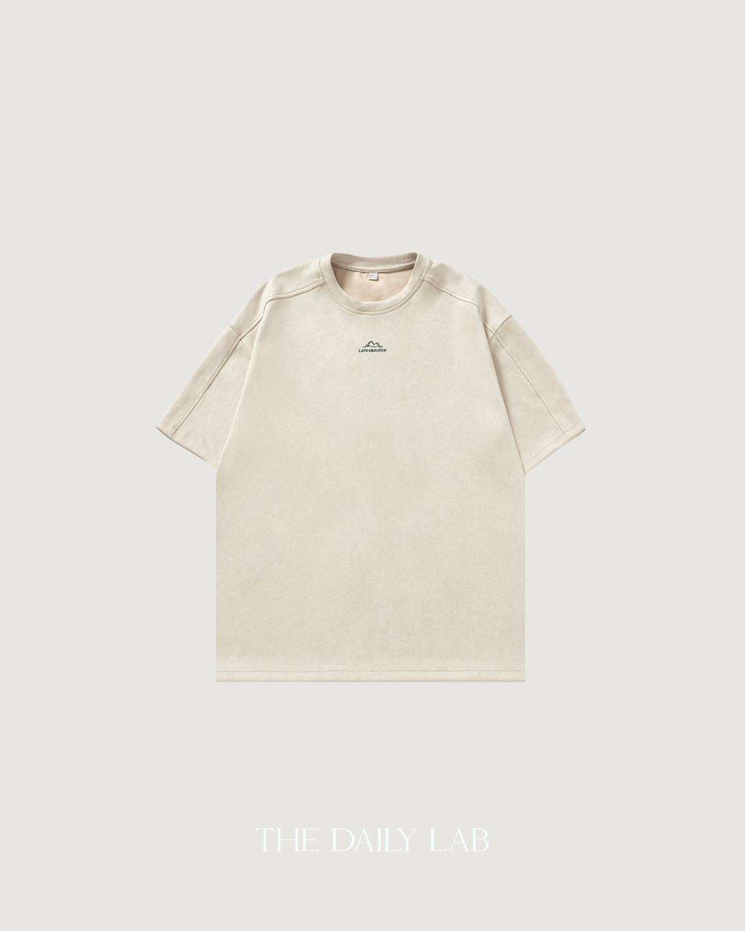 200G Latesnacked Oversized Tee in Beige (Size L)