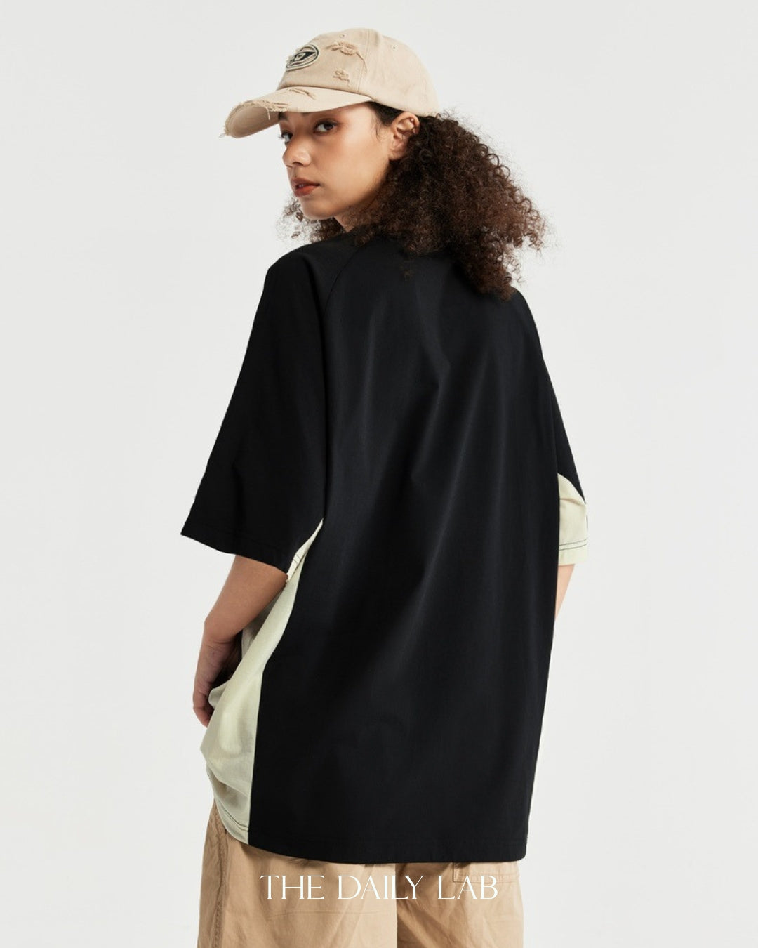 Troublemaker Loose Tee in Black