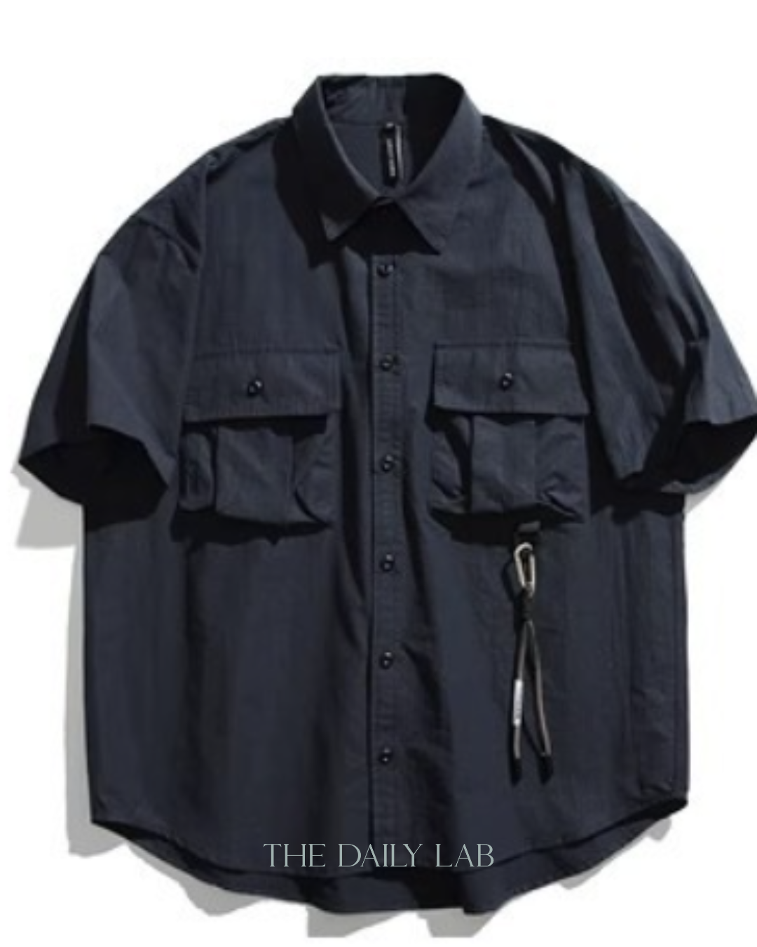 Japanese Style Short Sleeve Jacket in Black