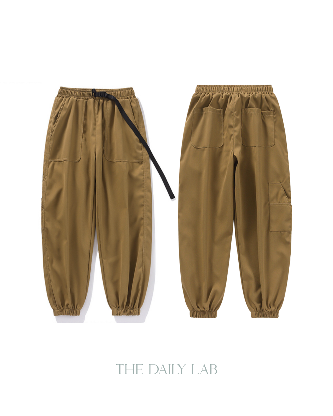 Vintage Webbing Belt Long Pants