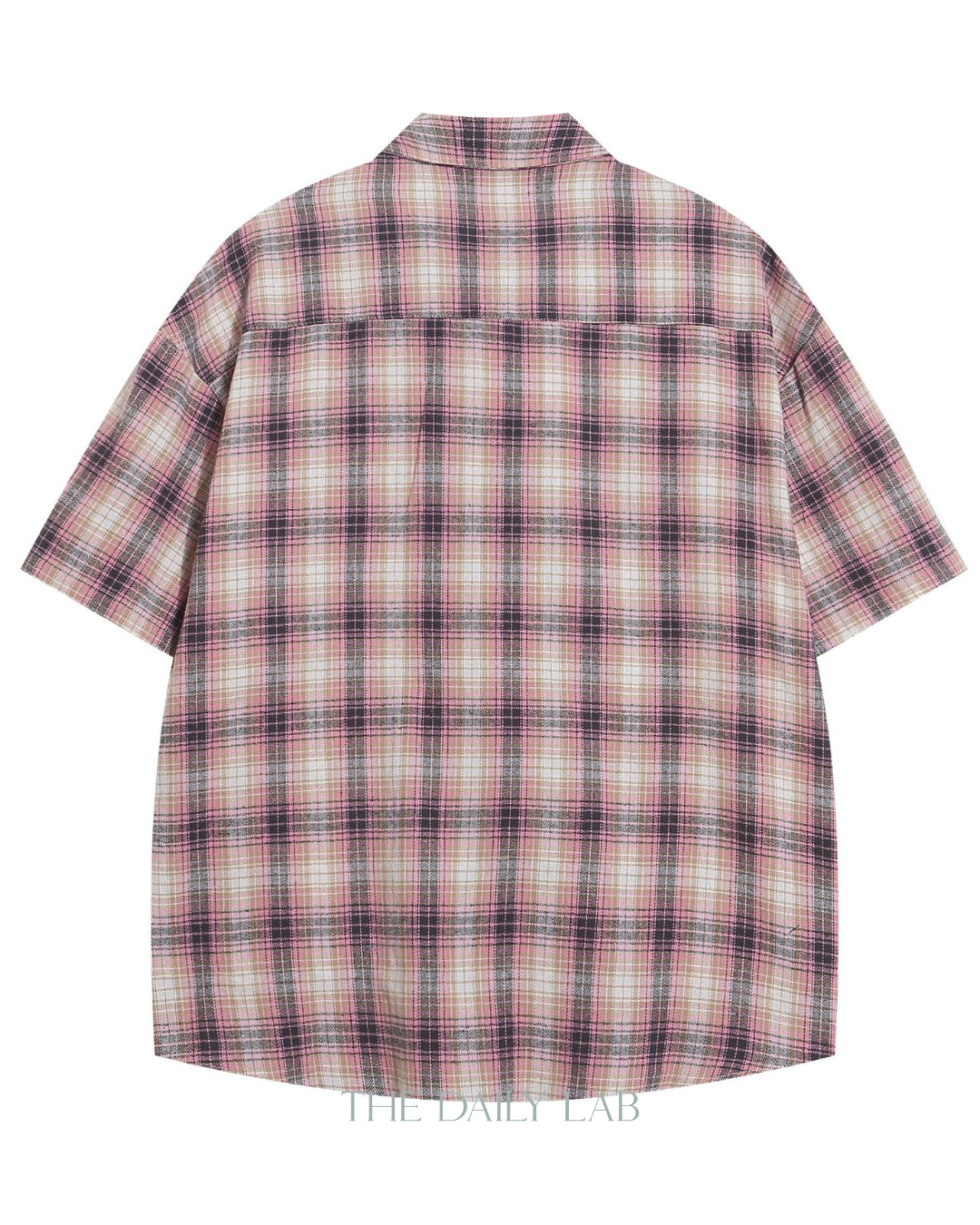 Summer Vintage Plaid Shirt in Pink