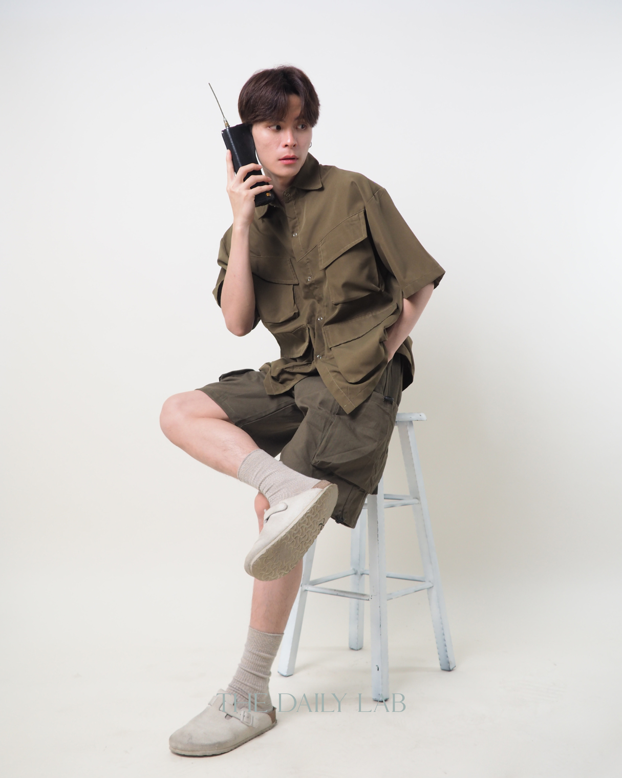 Buttoned Pocketed Shirt