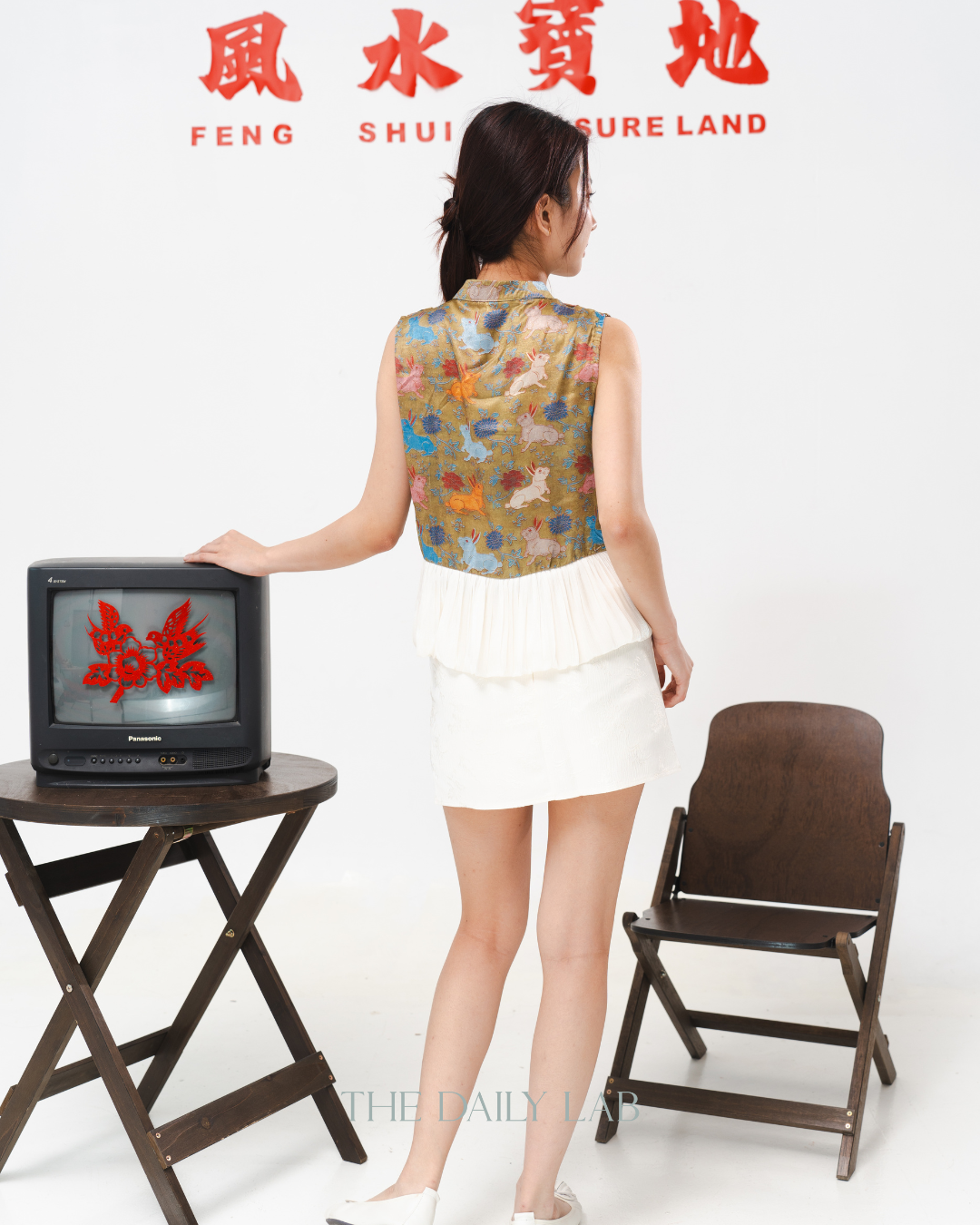 Golden Peony Layered Top