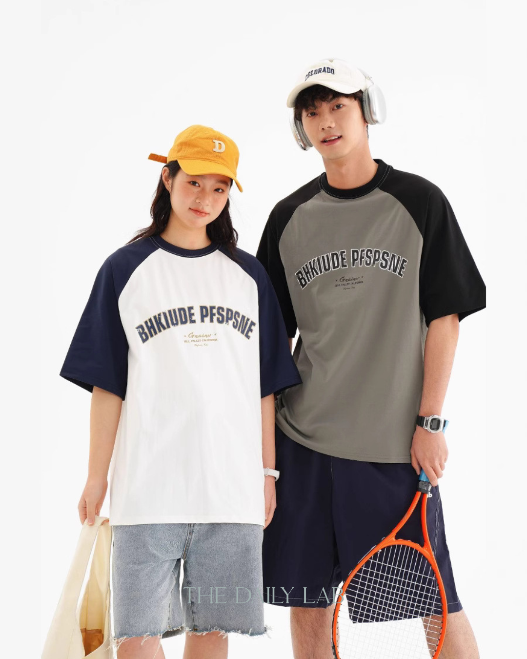 Vintage Casual Sleeve Tee In Grey