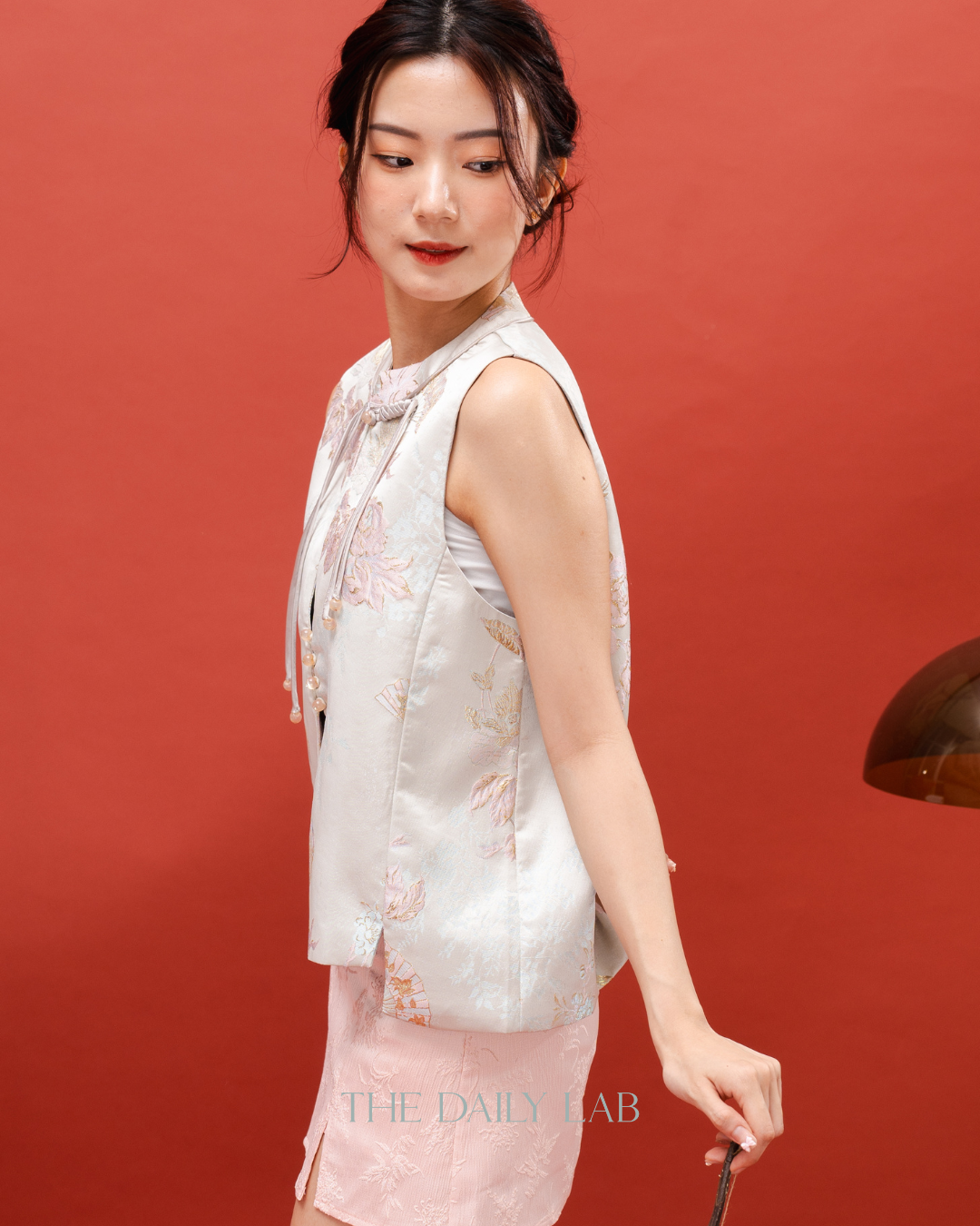 Oriental Floral Vest