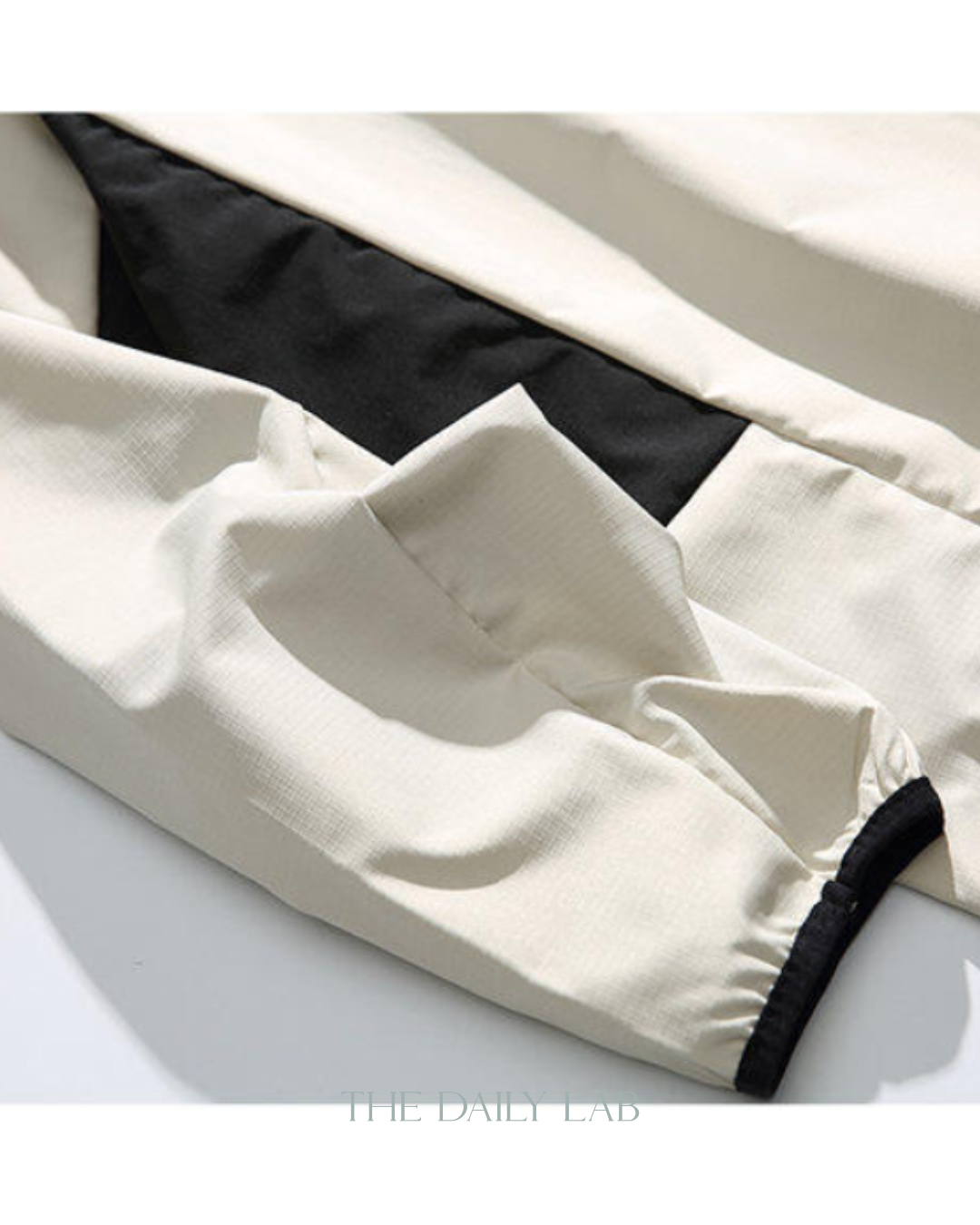 Streetwear Patchwork Hoodie in Khaki