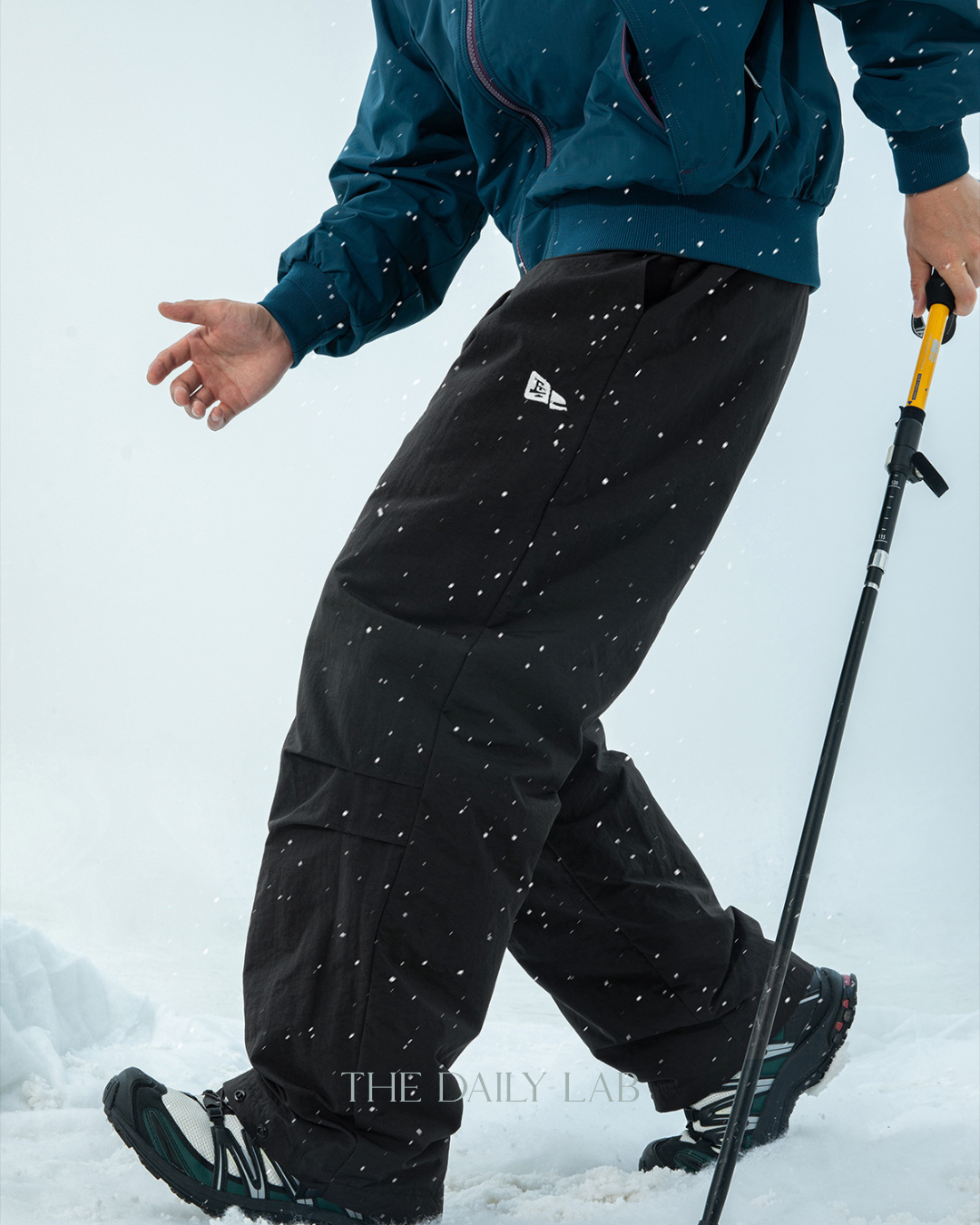 Thickened Cotton Casual Long Pants in Black