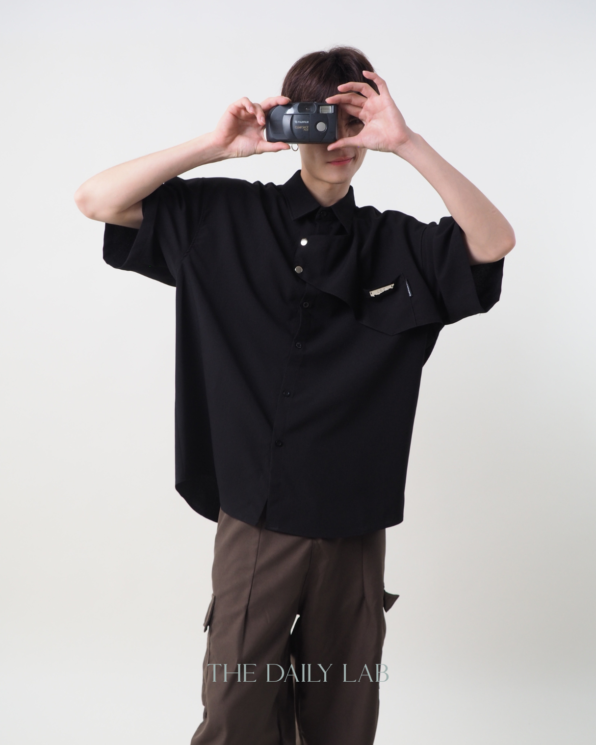Buttoned Shirt in Black