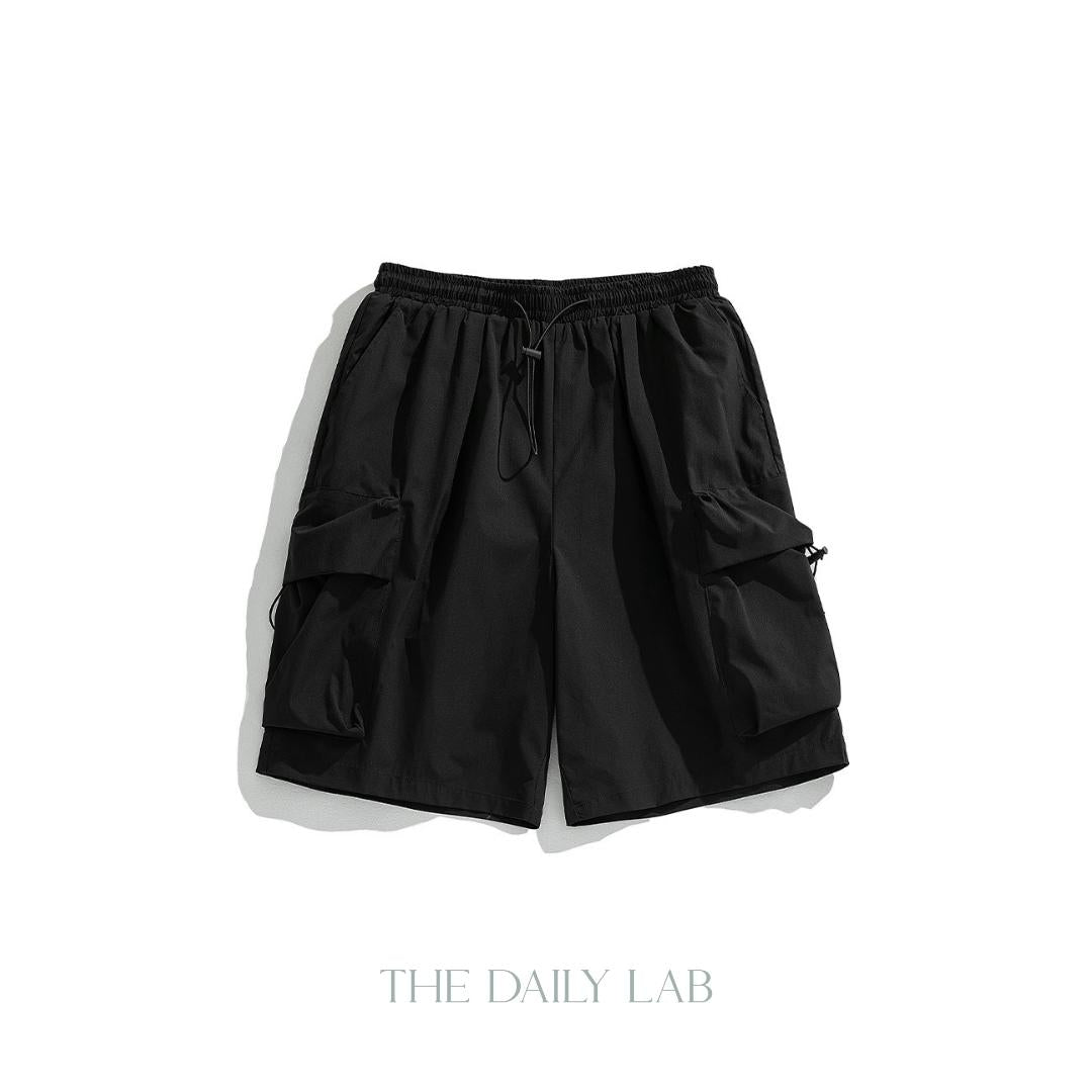 Big Pocket Cargo Pants in Black