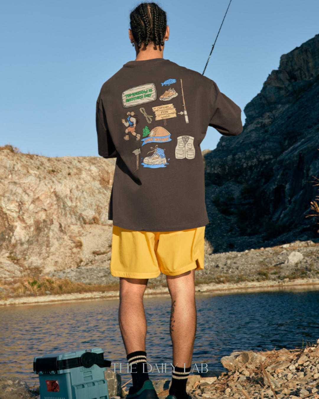 LOVE NATURE Tee in Brown