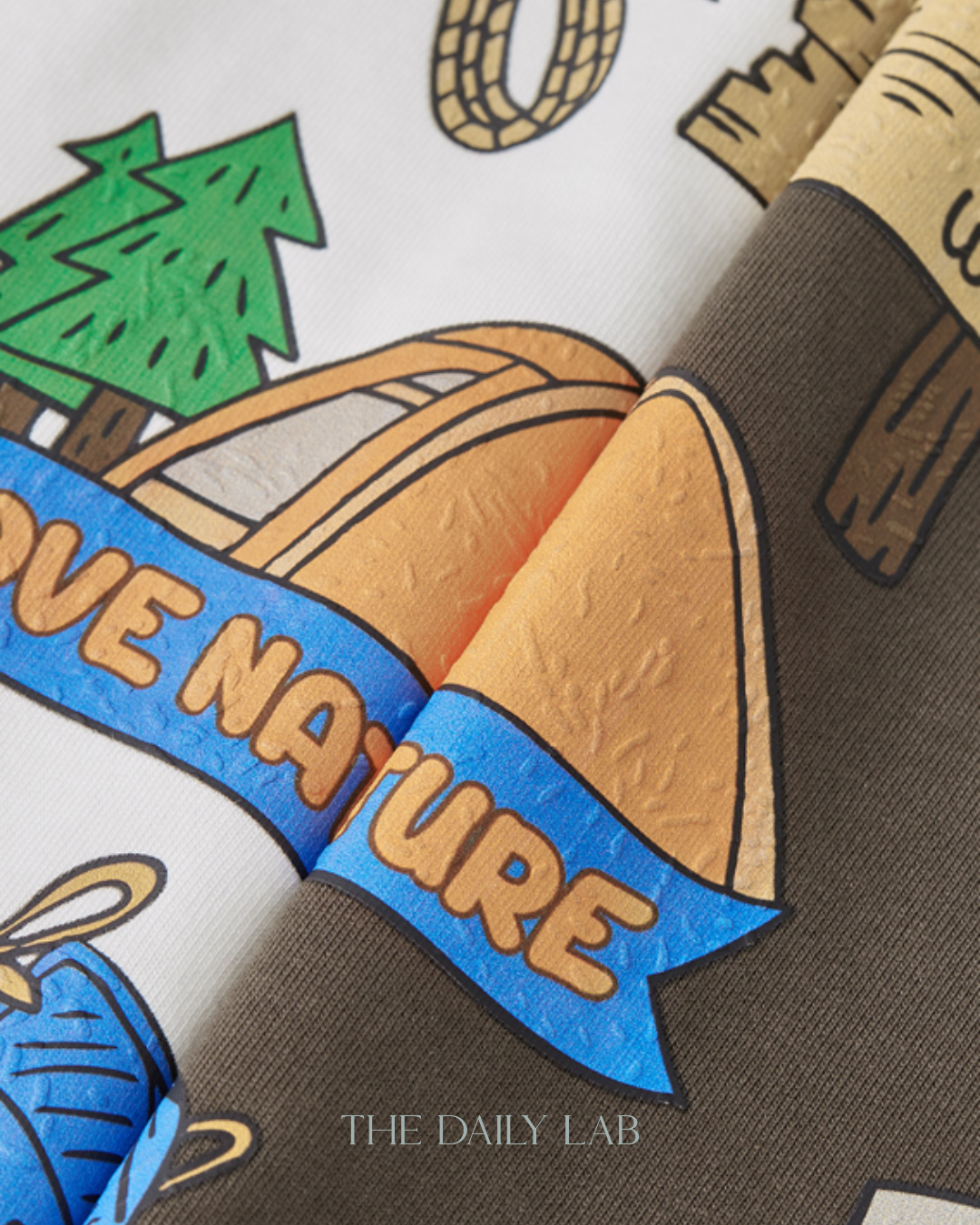 LOVE NATURE Tee in Brown