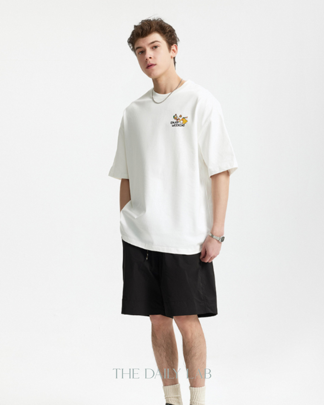 Enjoy Your Weekend Tee in White