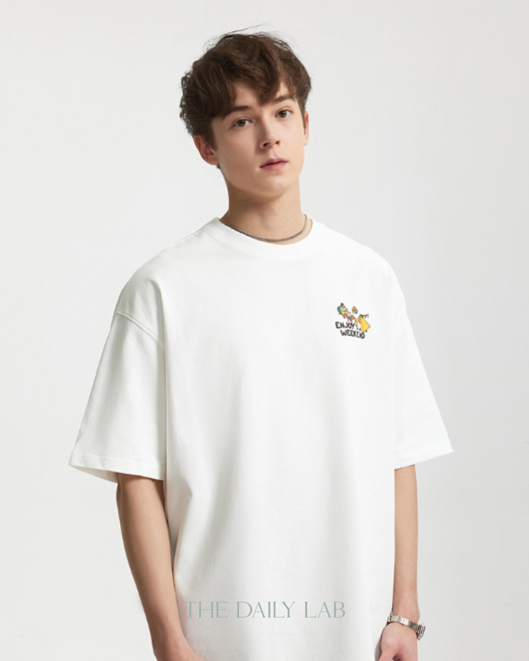 Enjoy Your Weekend Tee in White
