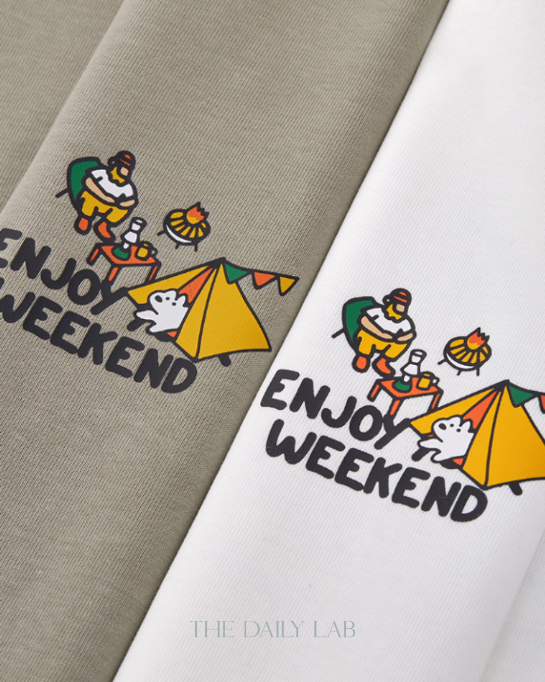 Enjoy Your Weekend Tee in White