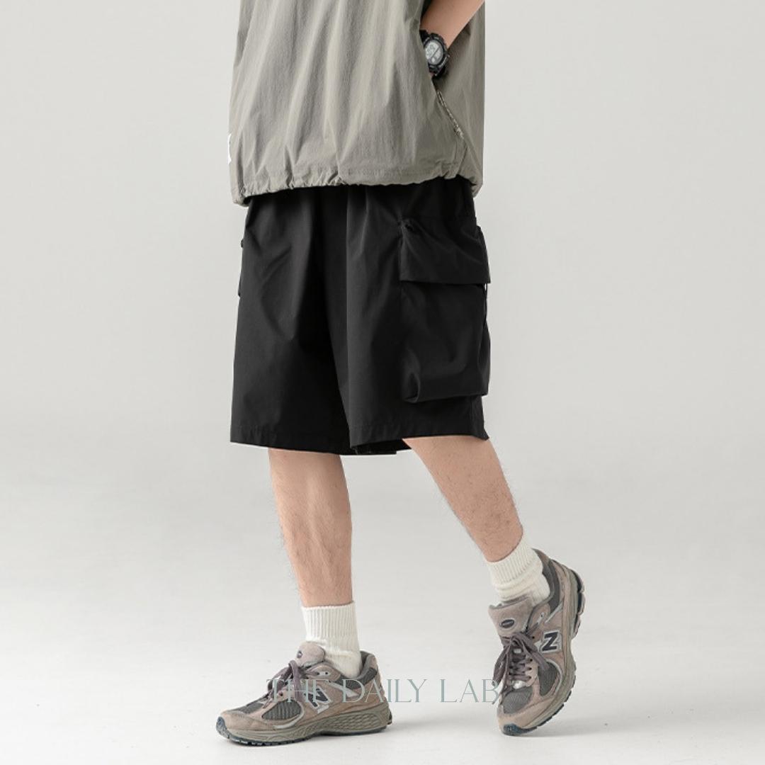 Big Pocket Cargo Pants in Black