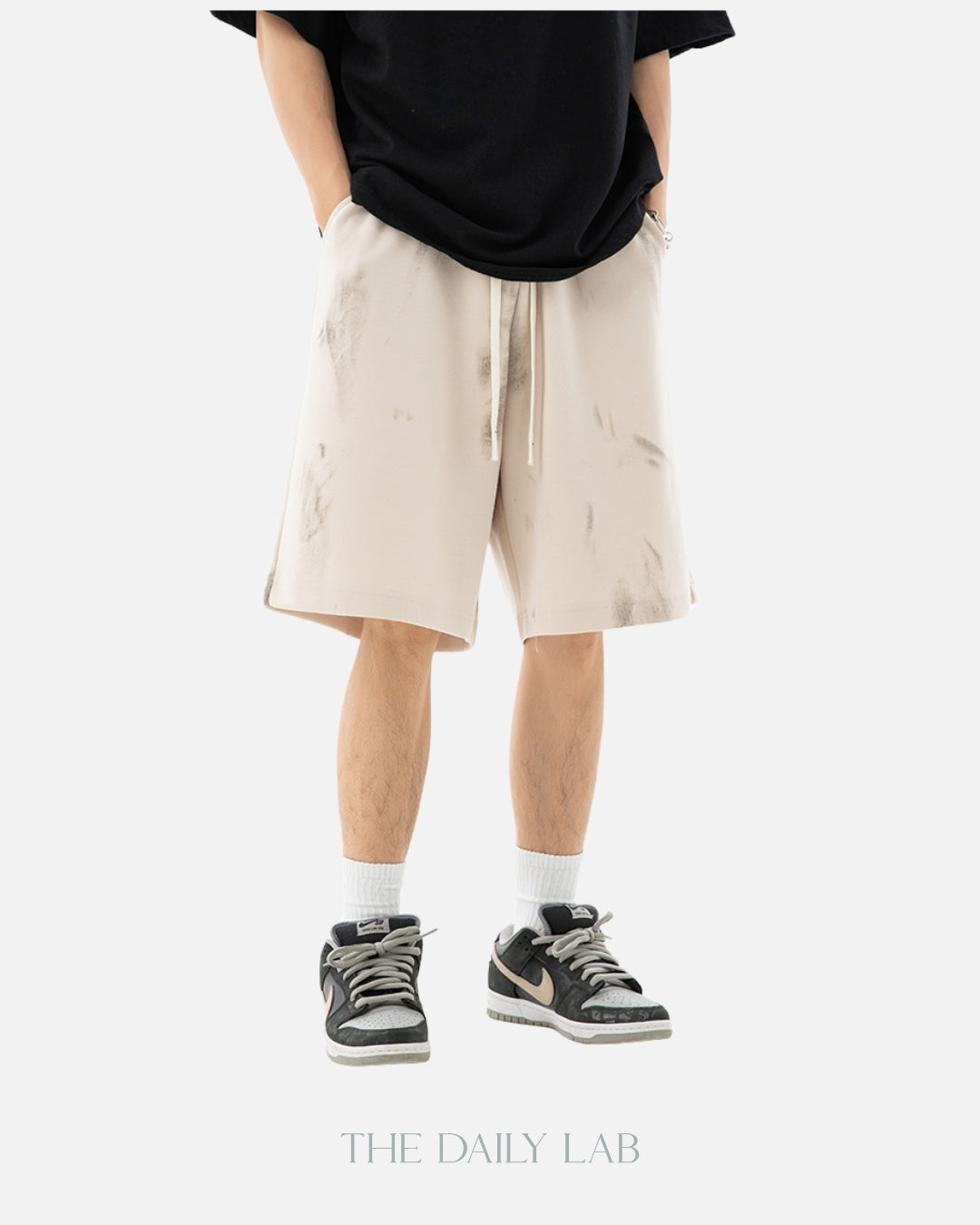 280G Basic Shorts in Beige