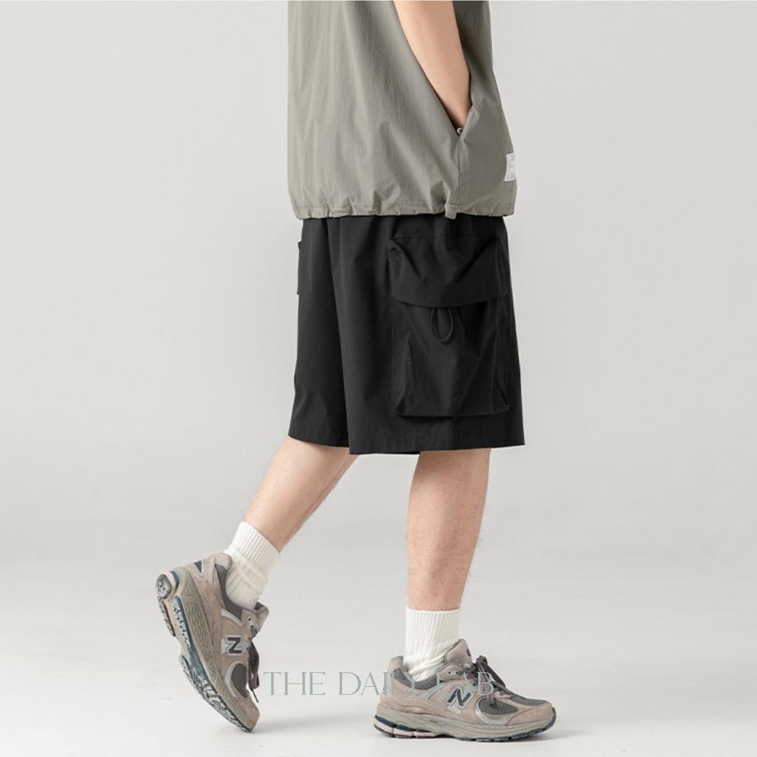 Big Pocket Cargo Pants in Black