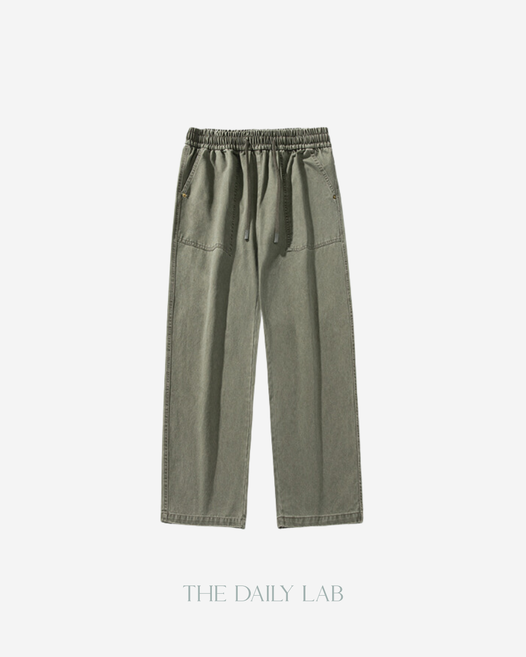 Vintage Workwear Washed Cargo Pants in Washed Green