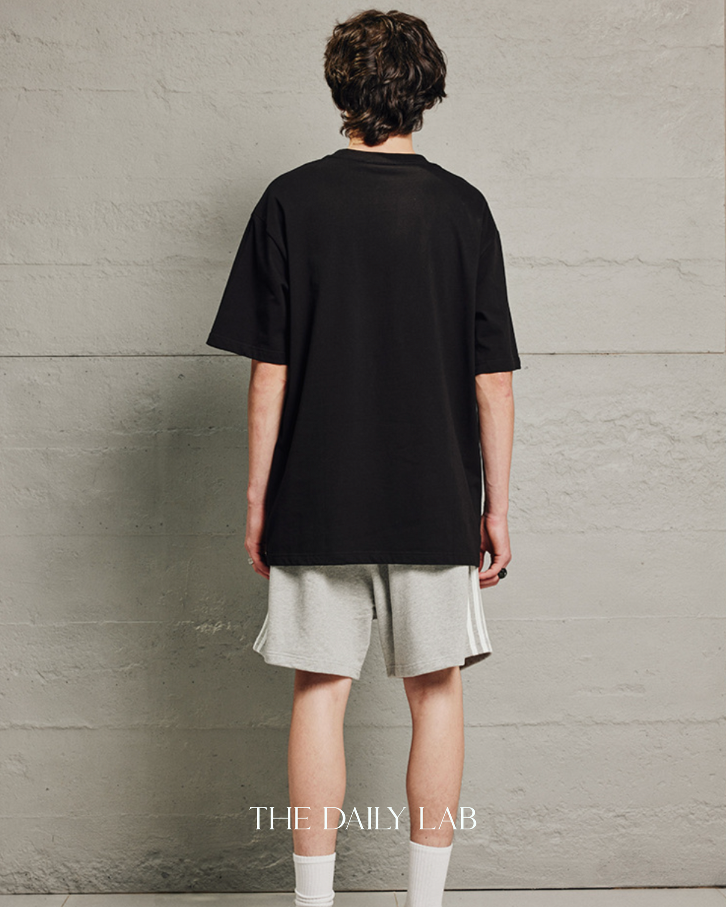 250G BLUE Oversized Shirt in Black