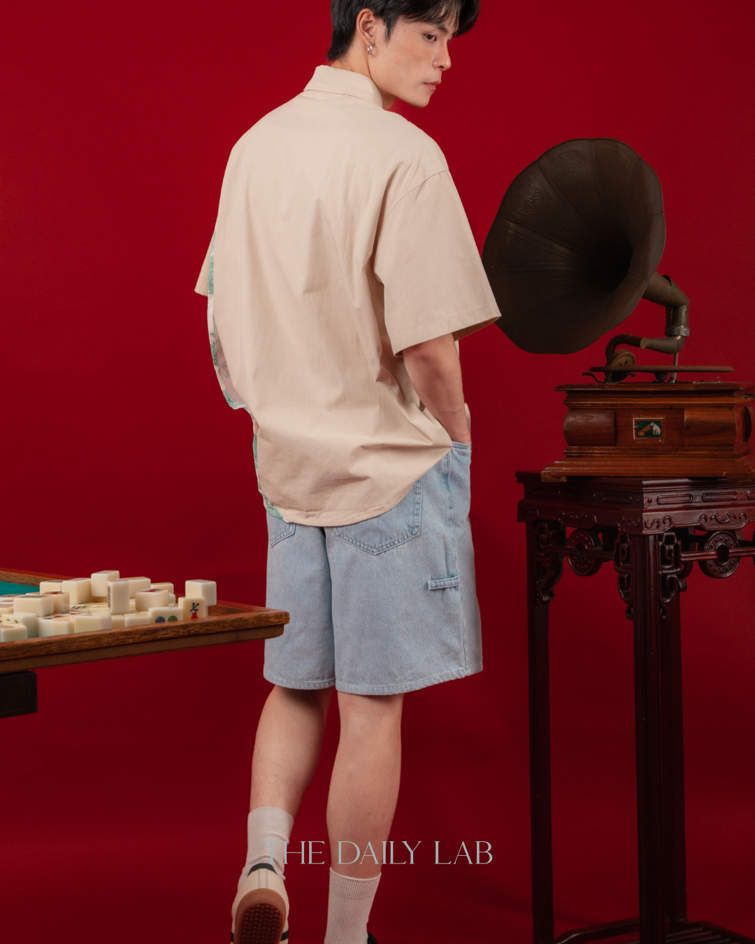 Vintage Tassel Patchwork Shirt