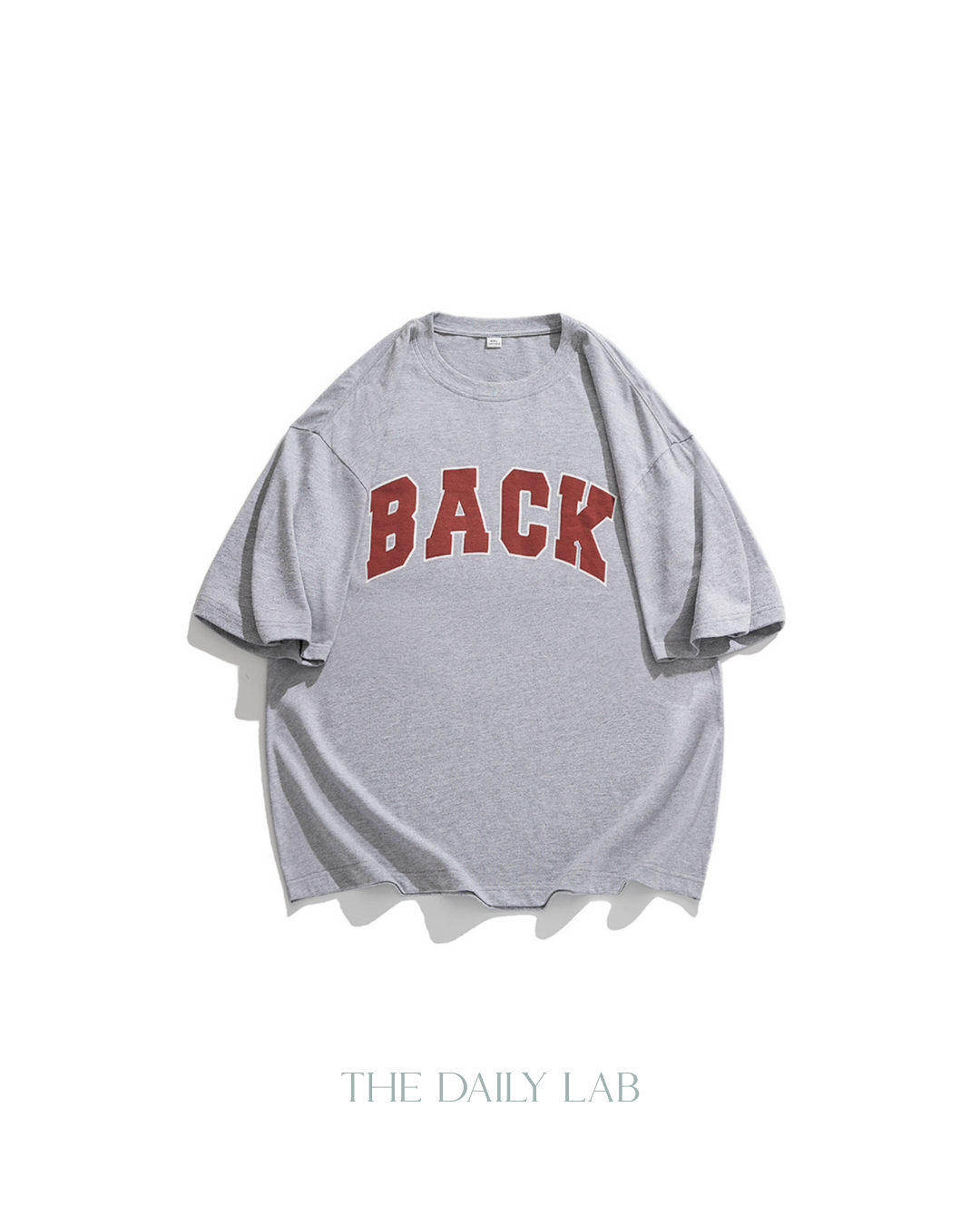 BACK Cotton Tee in Grey