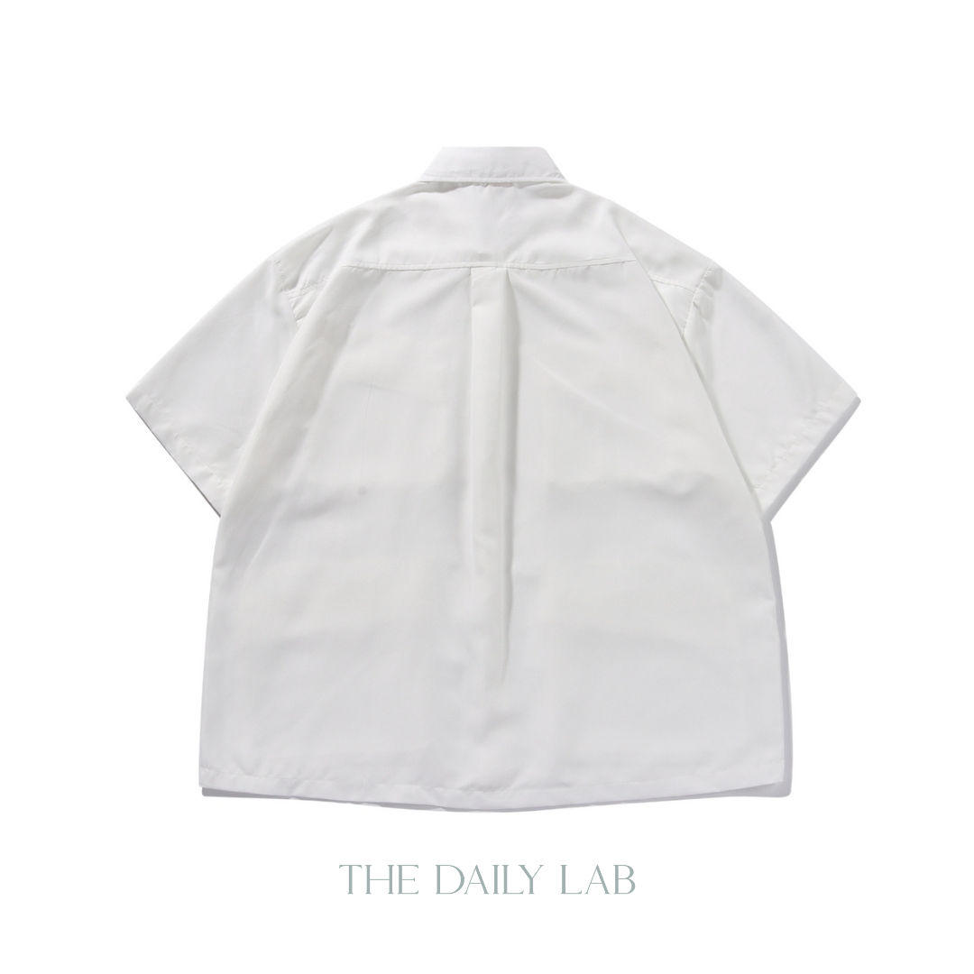 Oversized Cargo Shirt in White (Size XL)