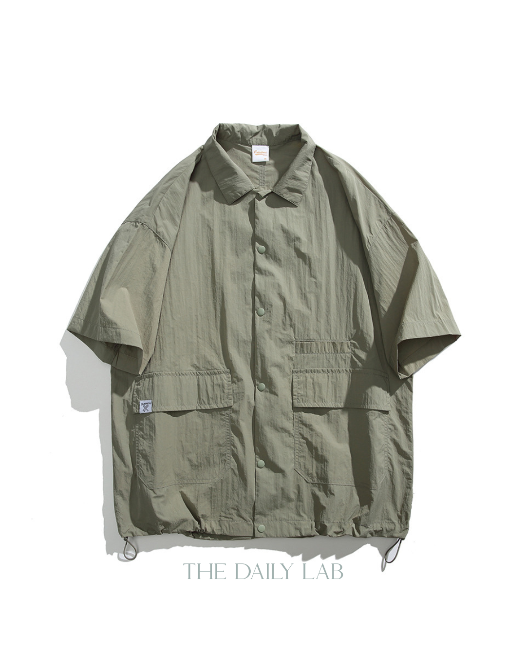 Solid Color Tech Shirt in Green