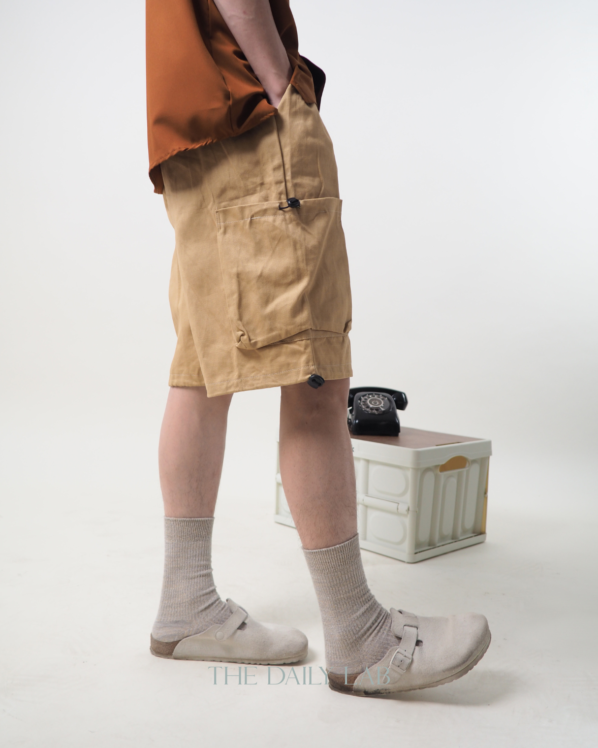 Cargo Pocketed Pants in Khaki