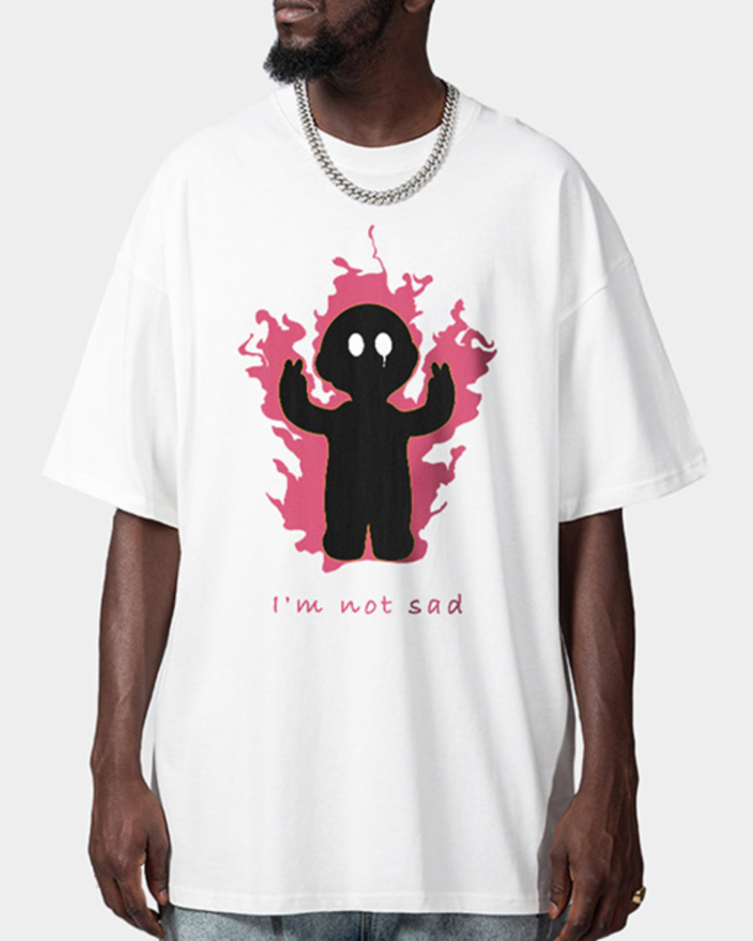 I'm Not Sad Cotton Tee