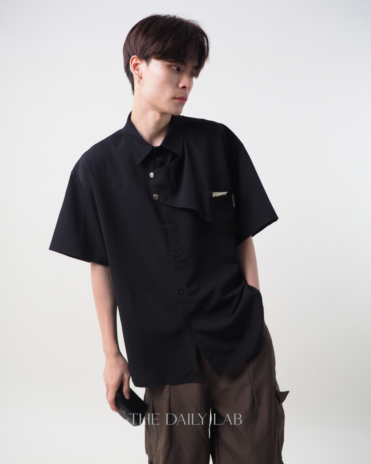 Buttoned Shirt in Black