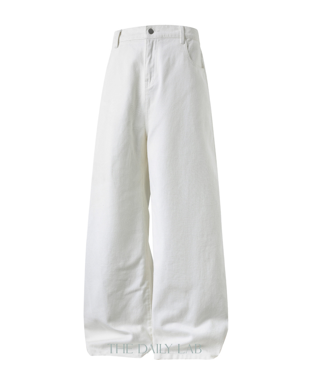 American Vintage Oversized Jeans In White