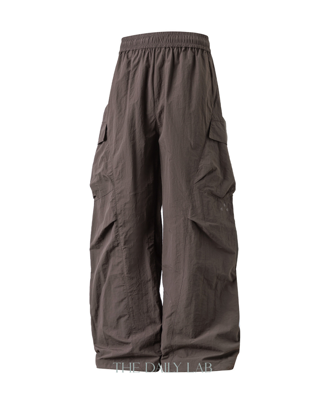 Water-resistant Outdoor Cargo Paratrooper Pants In Plum Gray