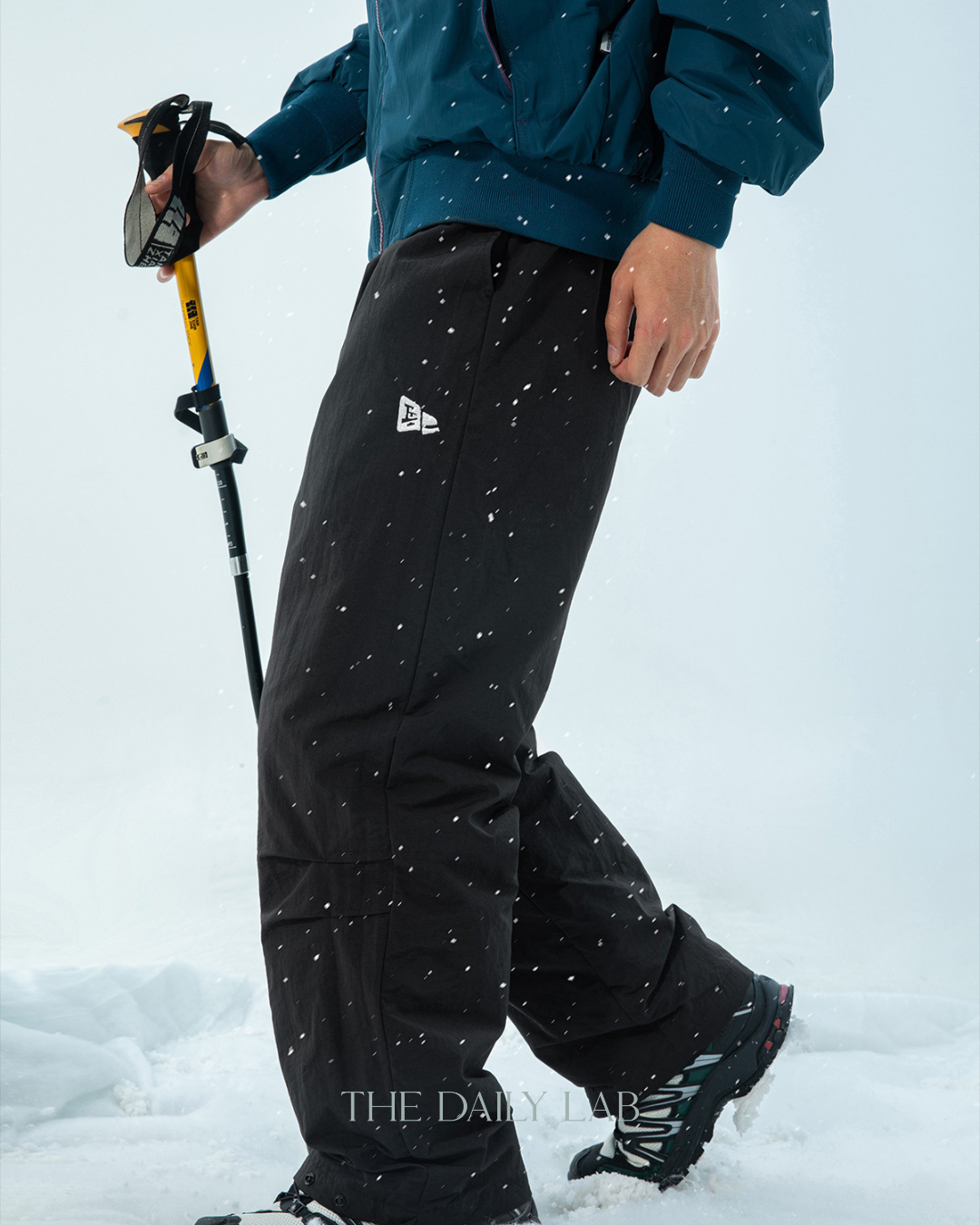 Thickened Cotton Casual Long Pants in Black