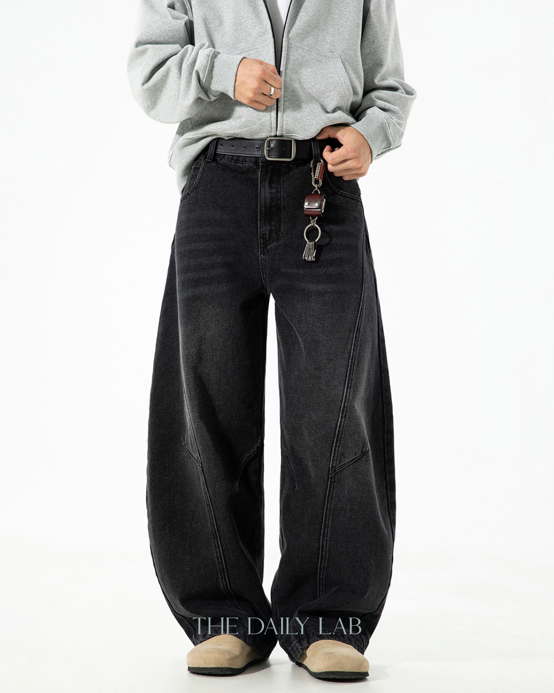 Washed Blade Jeans In Black