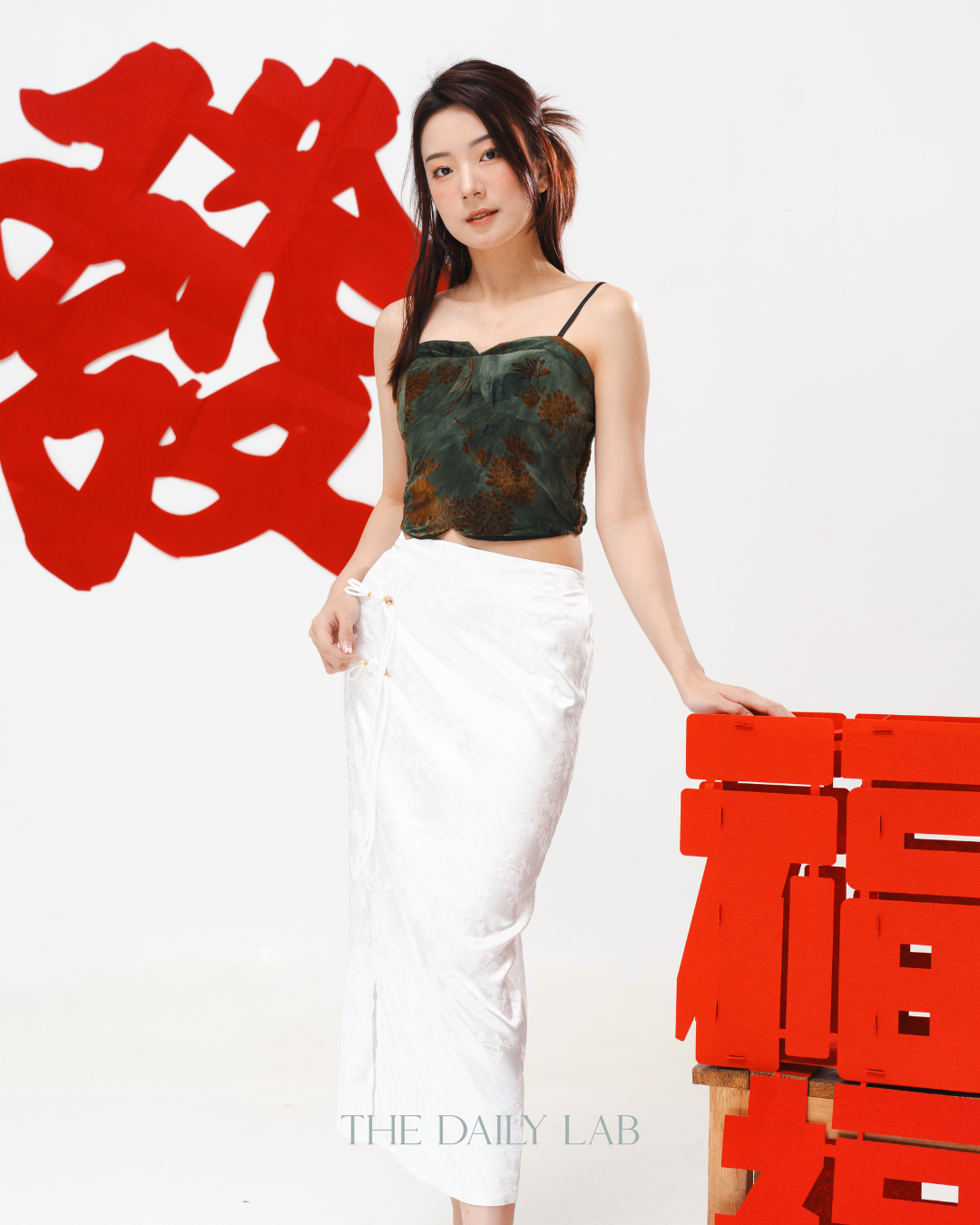 Emerald Bloom Cami Top