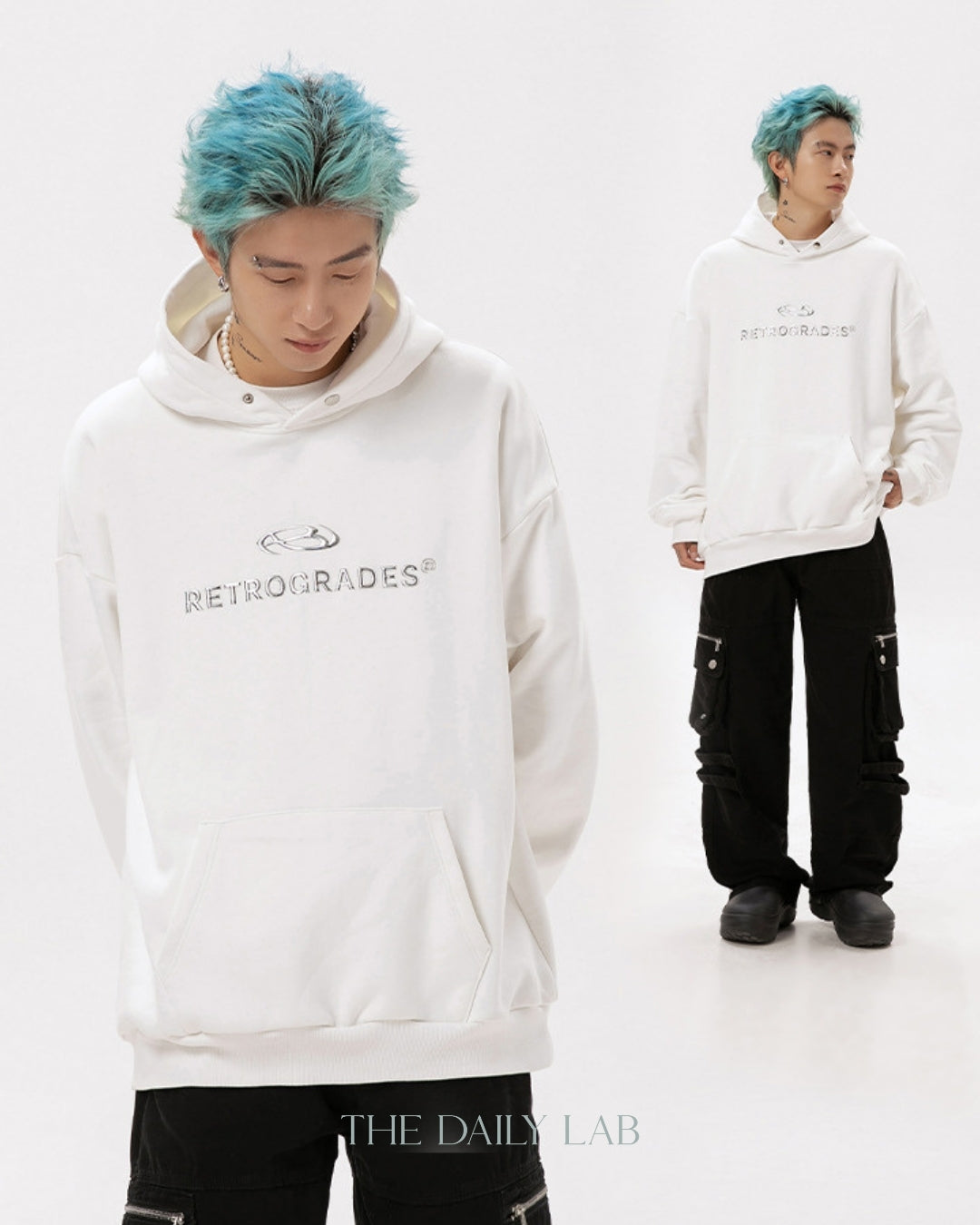 Retrogrades Hoodie in White